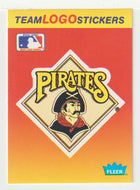 Pittsburgh Pirates - Team Logo Stickers (MLB Baseball Card) 1991 Fleer # 61 Mint