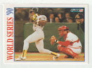 Rickey Henderson - Oakland Athletics - '90 World Series (MLB Baseball Card) 1991 Fleer # 4 Mint