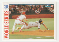 Chris Sabo - Cincinnati Reds - '90 World Series (MLB Baseball Card) 1991 Fleer # 5 Mint