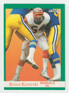Bruce Kozerski - Cincinnati Bengals (NFL Football Card) 1991 Fleer # 24 Mint