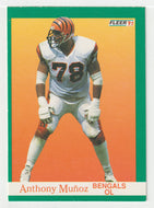 Anthony Munoz - Cincinnati Bengals (NFL Football Card) 1991 Fleer # 26 Mint