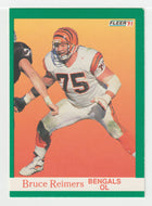 Bruce Reimers - Cincinnati Bengals (NFL Football Card) 1991 Fleer # 27 Mint