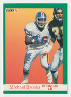 Michael Brooks - Denver Broncos (NFL Football Card) 1991 Fleer # 44 Mint