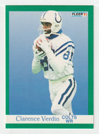 Clarence Verdin - Indianapolis Colts (NFL Football Card) 1991 Fleer # 87 Mint