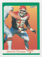 Derrick Thomas - Kansas City Chiefs (NFL Football Card) 1991 Fleer # 100 Mint
