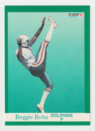 Reggie Roby - Miami Dolphins (NFL Football Card) 1991 Fleer # 129 Mint