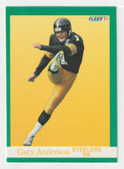 Gary Anderson - Pittsburgh Steelers (NFL Football Card) 1991 Fleer # 155 Mint