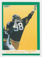 Gerald Williams - Pittsburgh Steelers (NFL Football Card) 1991 Fleer # 166 Mint