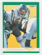 Gary Plummer - San Diego Chargers (NFL Football Card) 1991 Fleer # 178 Mint
