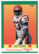 David Fulcher - Cincinnati Bengals - HIitters (NFL Football Card) 1991 Fleer # 399 Mint