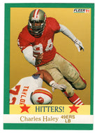 Charles Haley - San Francisco 49ers - HIitters (NFL Football Card) 1991 Fleer # 403 Mint