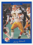 Larry Wruck - Edmonton Eskimos (CFL Football Card) 1991 Jogo # 2 Mint
