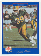Leroy Blugh - Edmonton Eskimos (CFL Football Card) 1991 Jogo # 6 Mint