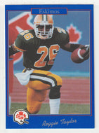 Reggie Taylor - Edmonton Eskimos (CFL Football Card) 1991 Jogo # 15 Mint