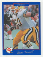 Blake Dermott - Edmonton Eskimos (CFL Football Card) 1991 Jogo # 17 Mint