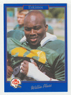 Willie Pless - Edmonton Eskimos (CFL Football Card) 1991 Jogo # 20 Mint