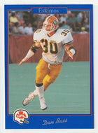 Danny Bass - Edmonton Eskimos (CFL Football Card) 1991 Jogo # 21 Mint