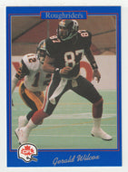 Gerald Wilcox - Ottawa Rough Riders (CFL Football Card) 1991 Jogo # 29 Mint