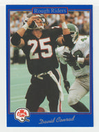 David Conrad - Ottawa Rough Riders (CFL Football Card) 1991 Jogo # 52 Mint