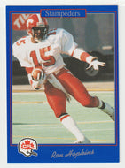 Ron Hopkins - Calgary Stampeders (CFL Football Card) 1991 Jogo # 60 Mint