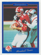 Marshall Toner - Calgary Stampeders (CFL Football Card) 1991 Jogo # 67 Mint