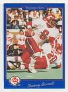 Danny Barrett - Calgary Stampeders (CFL Football Card) 1991 Jogo # 69 Mint