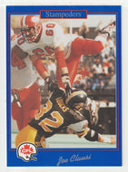 Joe Clausi - Calgary Stampeders (CFL Football Card) 1991 Jogo # 73 Mint