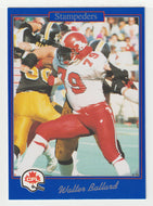 Walter Ballard - Calgary Stampeders (CFL Football Card) 1991 Jogo # 76 Mint