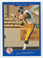 Paul Osbaldiston - Hamilton Tiger-Cats (CFL Football Card) 1991 Jogo # 91 Mint