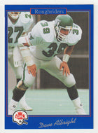 David Albright - Saskatchewan Roughriders (CFL Football Card) 1991 Jogo # 113 Mint