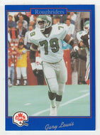 Gary Lewis - Saskatchewan Roughriders (CFL Football Card) 1991 Jogo # 114 Mint