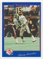 Stacey Hairston - Saskatchewan Roughriders (CFL Football Card) 1991 Jogo # 121 Mint