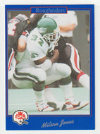 Milson Jones - Saskatchewan Roughriders (CFL Football Card) 1991 Jogo # 130 Mint