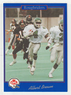 Albert Brown - Saskatchewan Roughriders (CFL Football Card) 1991 Jogo # 134 Mint