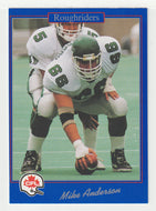 Mike Anderson - Saskatchewan Roughriders (CFL Football Card) 1991 Jogo # 135 Mint