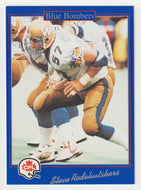 Steve Rodehutskors - Winnipeg Blue Bombers (CFL Football Card) 1991 Jogo # 139 Mint