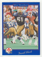 David Black - Winnipeg Blue Bombers (CFL Football Card) 1991 Jogo # 141 Mint