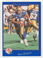 Tom Burgess - Winnipeg Blue Bombers (CFL Football Card) 1991 Jogo # 146 Mint