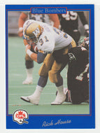Rick House - Winnipeg Blue Bombers (CFL Football Card) 1991 Jogo # 147 Mint