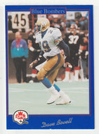 Dave Bovell - Winnipeg Blue Bombers (CFL Football Card) 1991 Jogo # 151 Mint