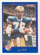 Rob Crifo - Winnipeg Blue Bombers (CFL Football Card) 1991 Jogo # 152 Mint