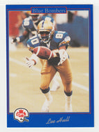 Lee Hull - Winnipeg Blue Bombers (CFL Football Card) 1991 Jogo # 162 Mint