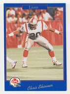 Chris Skinner - British Columbia Lions (CFL Football Card) 1991 Jogo # 170 Mint