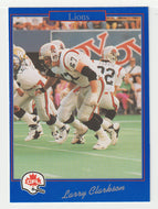 Larry Clarkson - British Columbia Lions (CFL Football Card) 1991 Jogo # 172 Mint