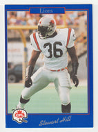 Stewart Hill - British Columbia Lions (CFL Football Card) 1991 Jogo # 174 Mint