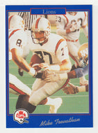 Mike Trevathan - British Columbia Lions (CFL Football Card) 1991 Jogo # 178 Mint