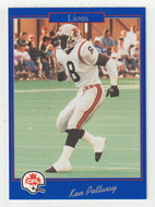 Ken Pettway - British Columbia Lions (CFL Football Card) 1991 Jogo # 181 Mint