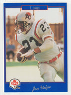 Jon Volpe - British Columbia Lions (CFL Football Card) 1991 Jogo # 183 Mint