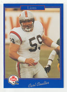 Carl Coulter - British Columbia Lions (CFL Football Card) 1991 Jogo # 185 Mint