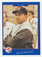 Bob O'Billovich - British Columbia Lions - Coach (CFL Football Card) 1991 Jogo # 190 Mint